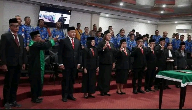 Wali Kota Ambon Lantik 7 Pejabat Pimpinan Tinggi Pratama