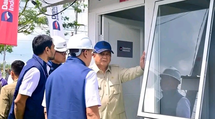 Ini Penekanan Presiden Prabowo Saat Tinjau Pembangunan Rumah Hunian Danantara di Aceh Tamiang
