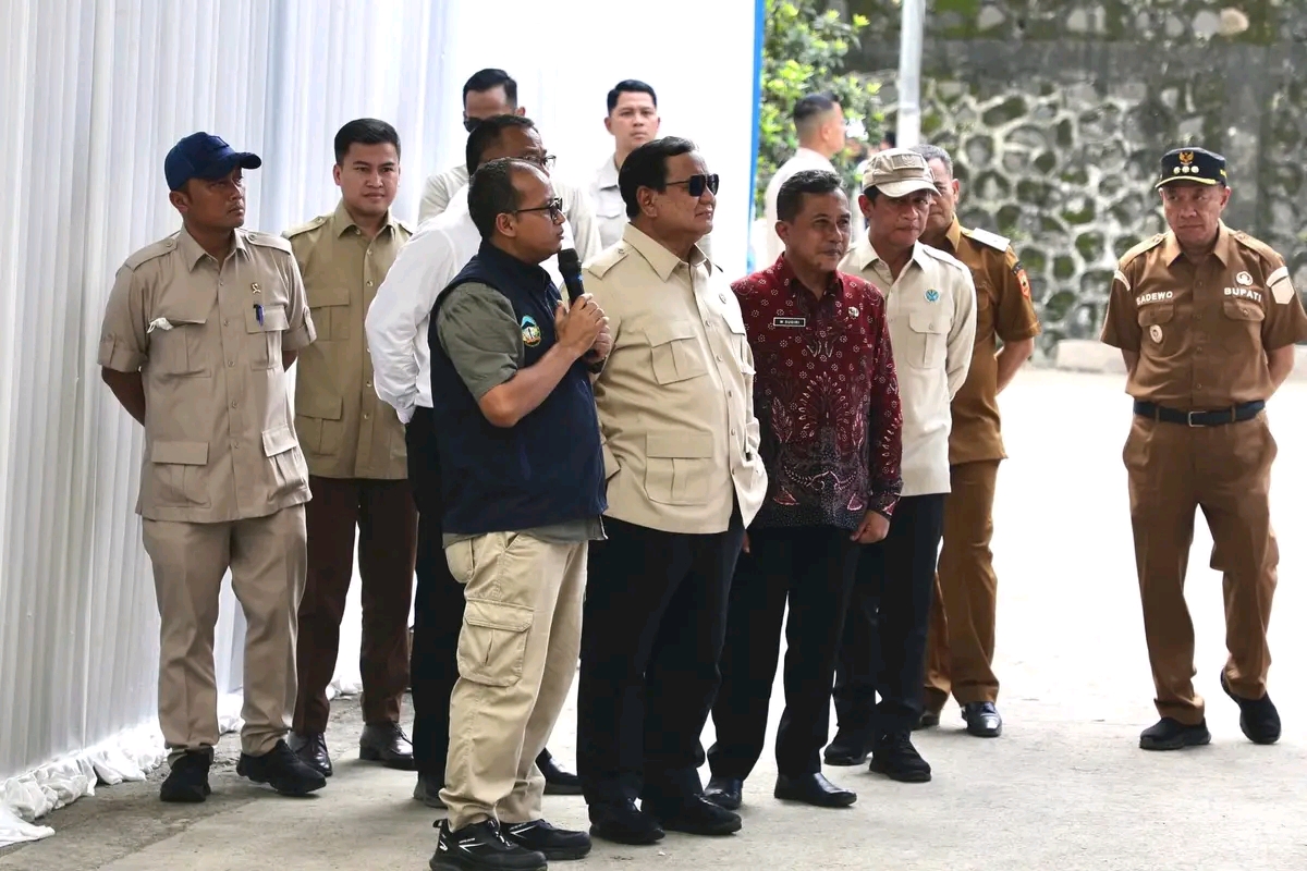 Presiden Prabowo Subianto Tinjau TPST BLE Banyumas